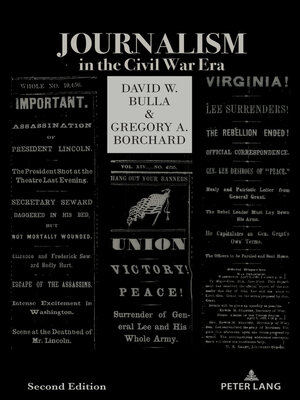 cover image of Journalism in the Civil War Era